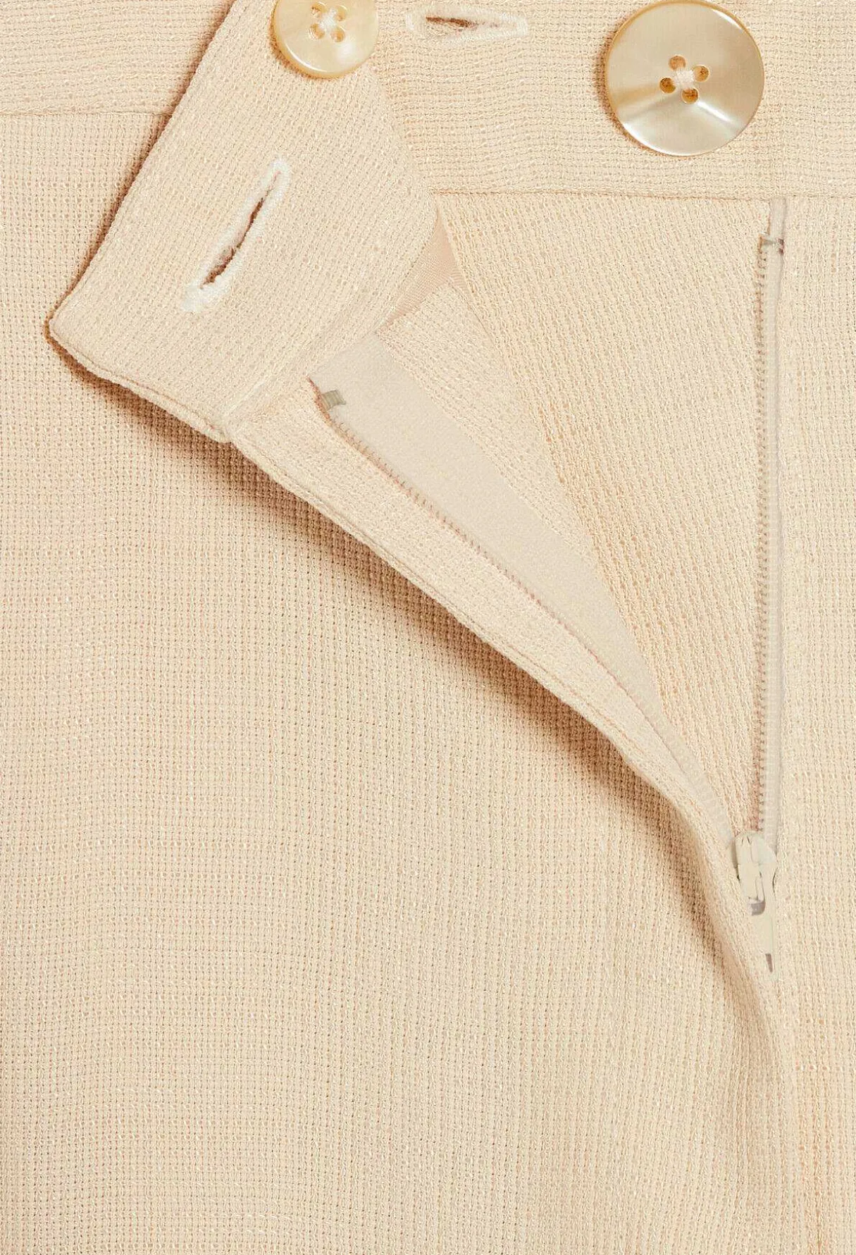 Hot Wide-Leg Beige Trousers Women Jeans And Trousers
